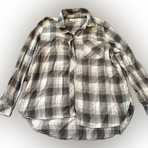 Sonoma women’s large flannel shirt